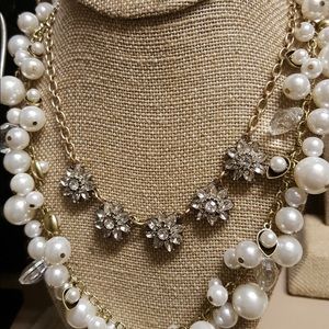 glam earring & necklace set